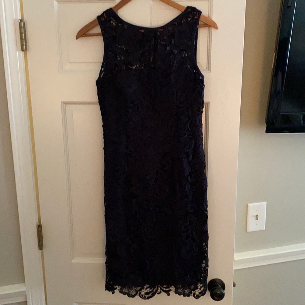 Navy Lace Dress